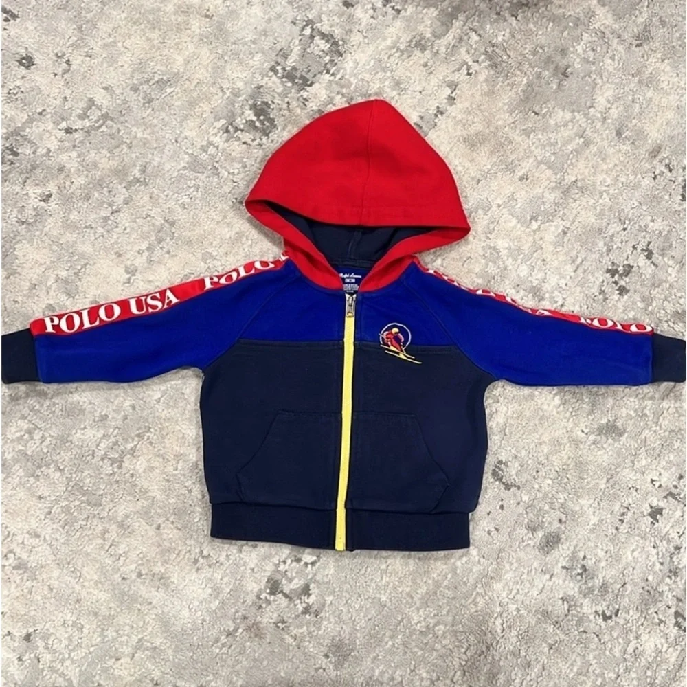 Ralph Lauren Fleece Hoodie & Jogger Pant Set - Picture 2 of 3